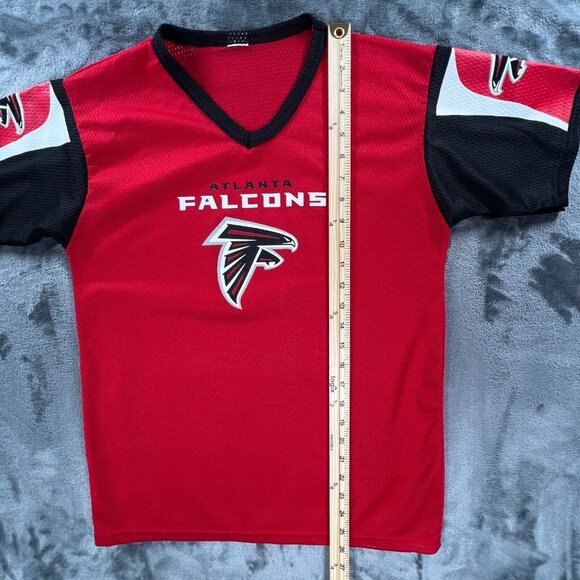 Franklin Football Jersey Boy Youth L VINTAGE Atlanta Falcons NFL Game Mesh - Picture 8 of 8